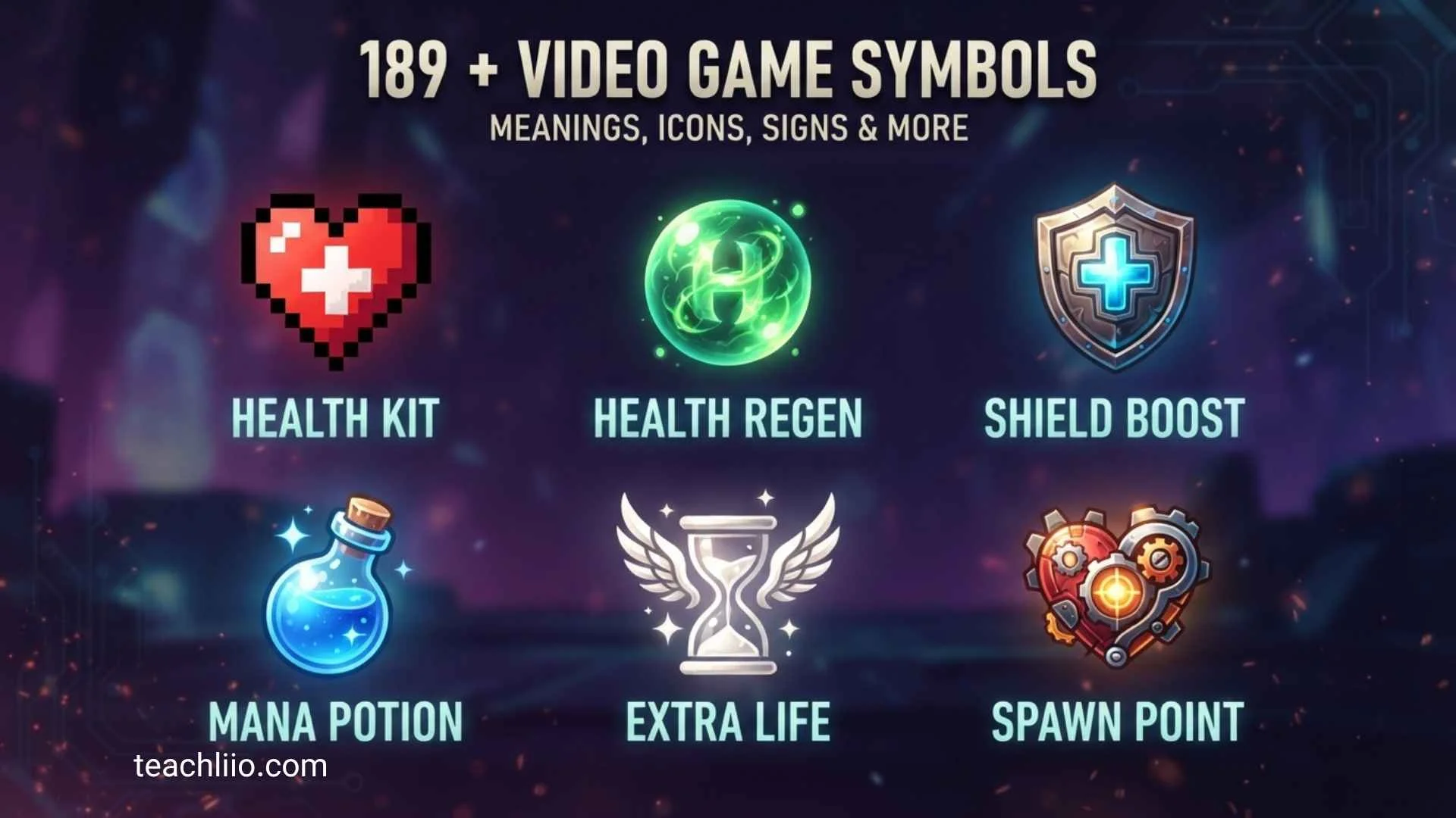 189 + Video Game Symbols: Meanings, Icons, Signs & More